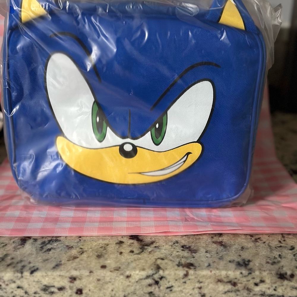 Blue Sonic the Hedgehog Bag
